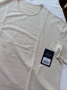 BYLT Men’s Crew Neck Shirt in Cream
